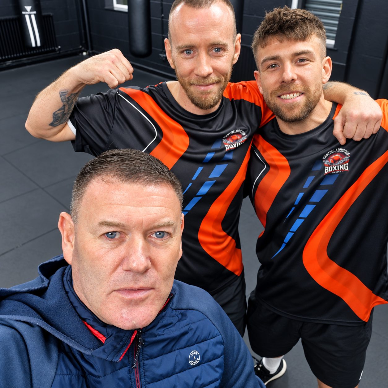 FAB Boxing team photo taken in the gym