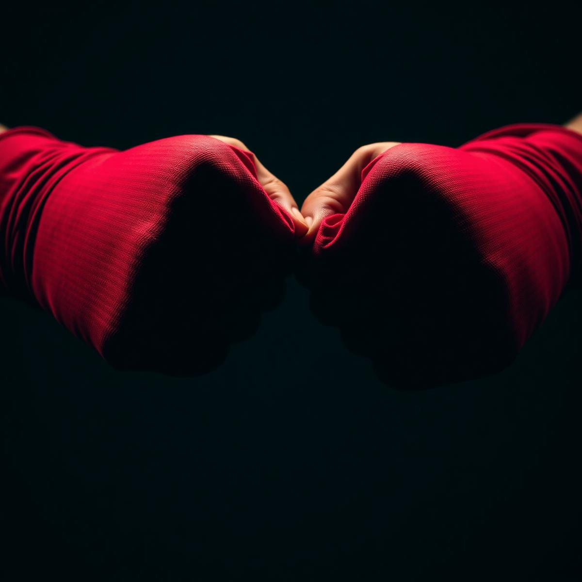 Hands being wrapped before a FAB Boxing class